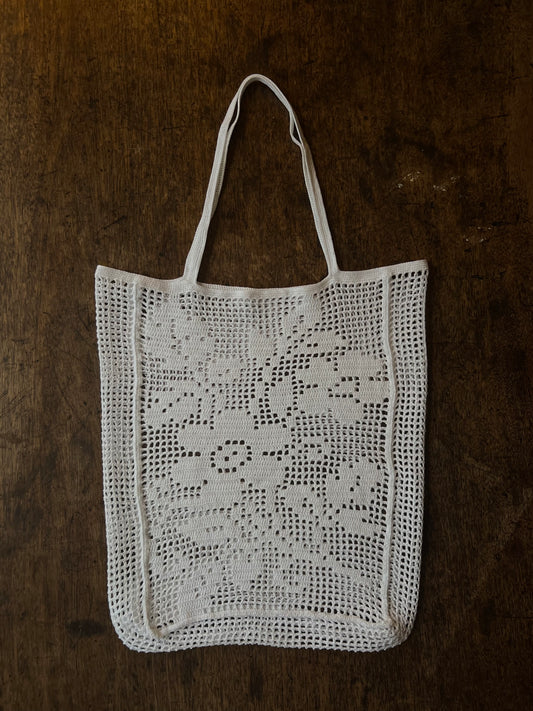Flora Filet Cotton Bag - Flora