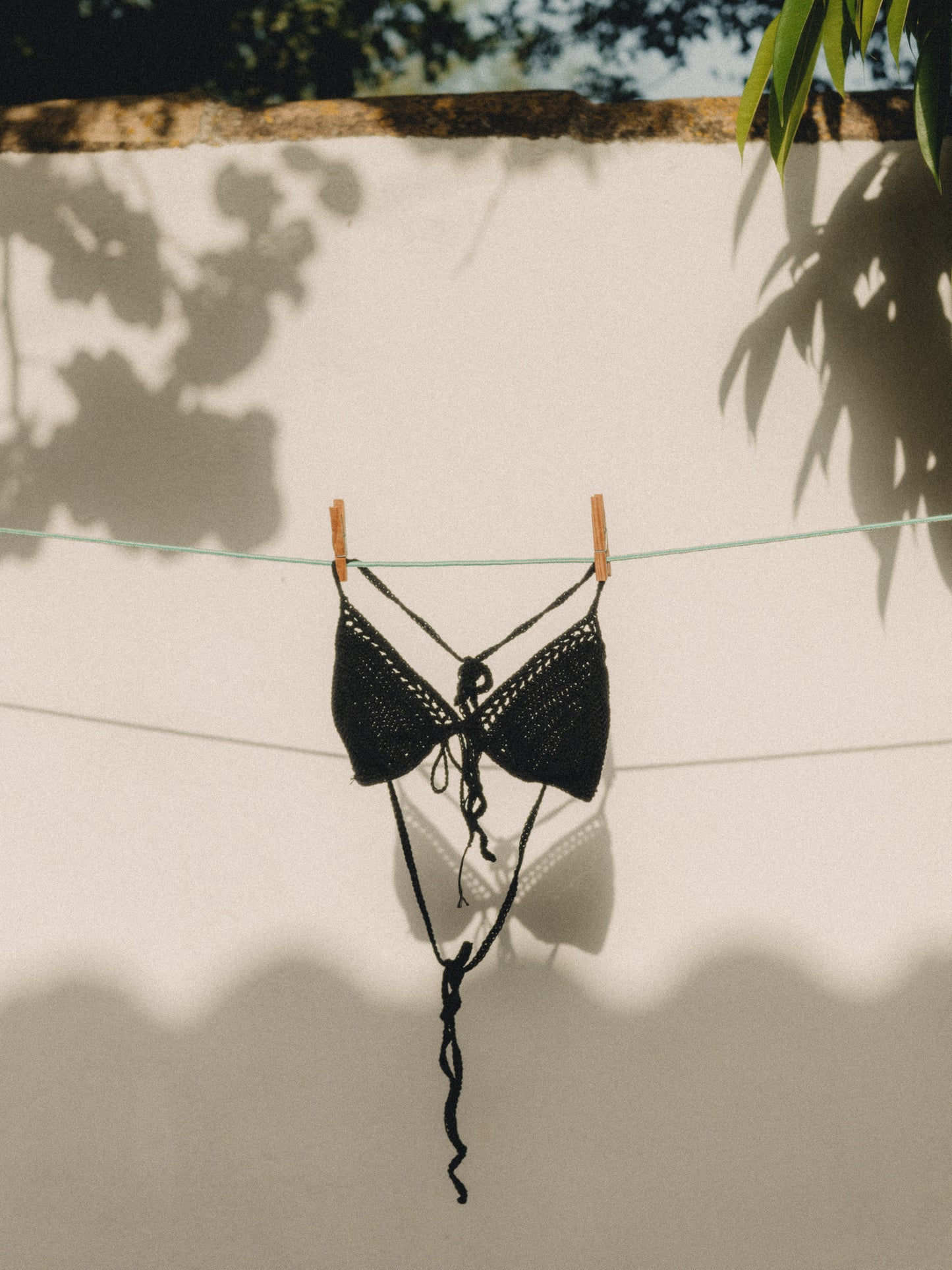 Little Black Bikini Top