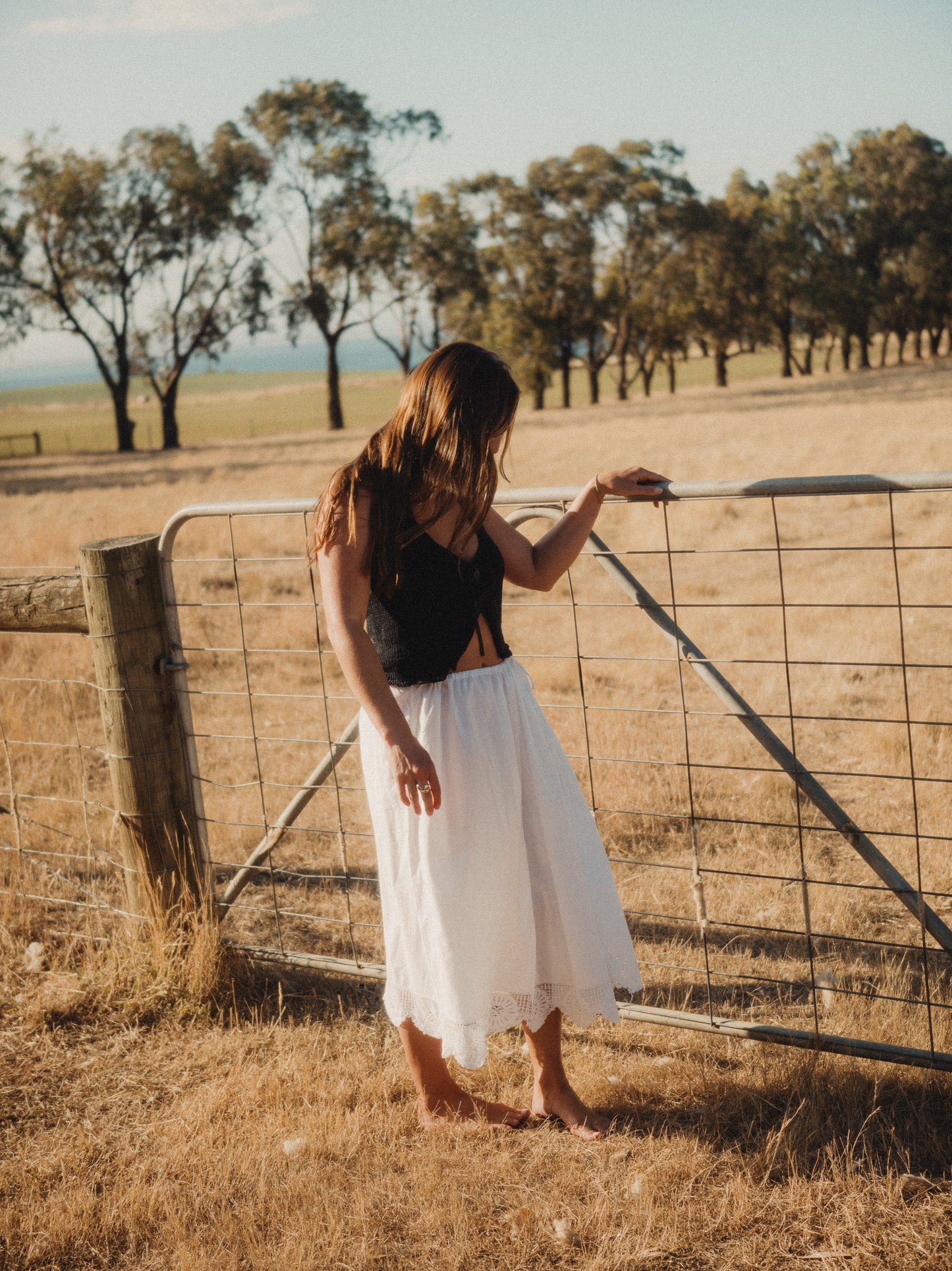 Drawstring Spanish Skirt